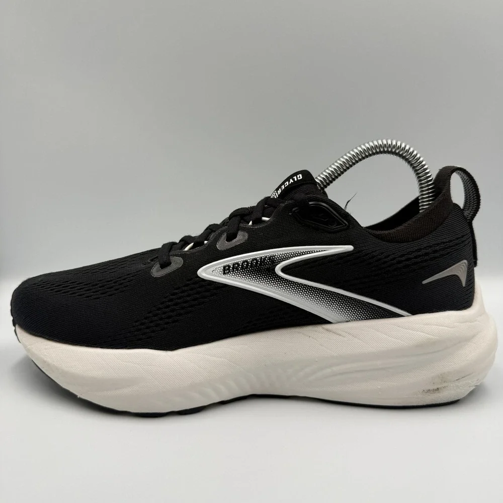 Brooks Glycerin 22 Black White Running Athletic Shoes Sneakers Womens 7.5 D Wide
